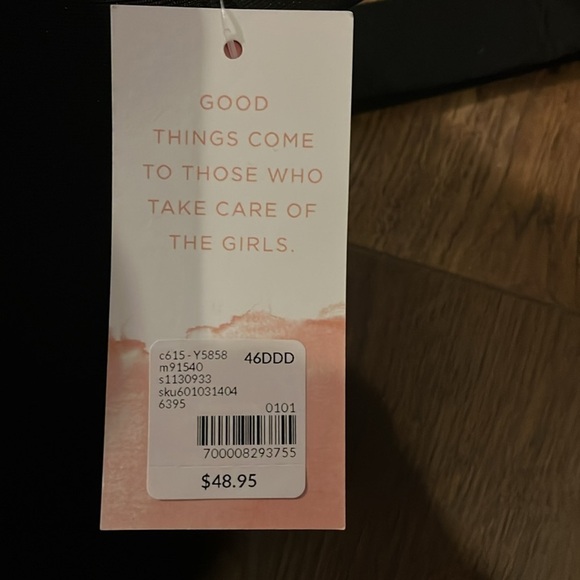 The Modern Cacique Collection Lightly Lined Balconette Bra 46DDD Black Underwire - Picture 7 of 11